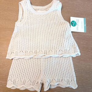NWT Little Planet by Carter’s Organic Cotton Crochet Set - size 3m